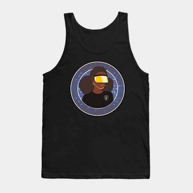 BIC Cyborg Design Tank Top by blacksincyberconference